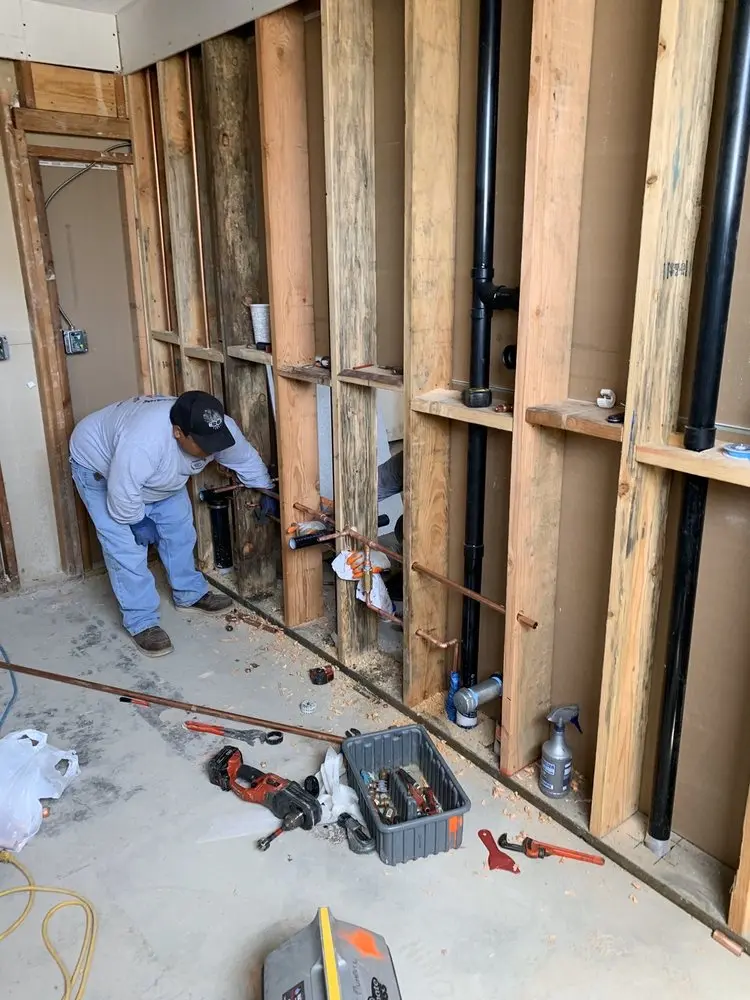 Commercial rough-in plumbing for Gas Line Repair in Mechanicsville